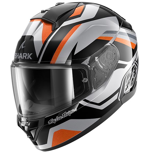 Мотошлем Shark Ridill 2 APEX Silver/Black/Orange
