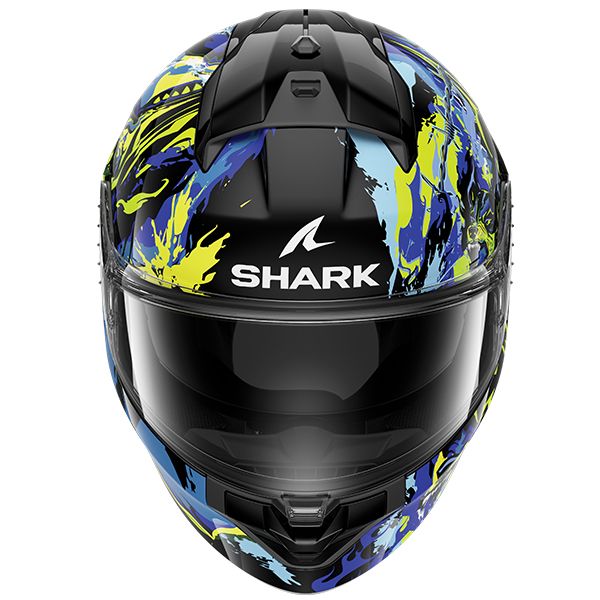 Мотошлем Shark Ridill 2 RAGING BEAST Black/Blue/Green