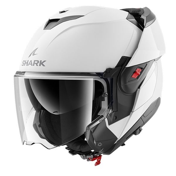 Шлем модуляр Shark Oxo Blank White Glossy