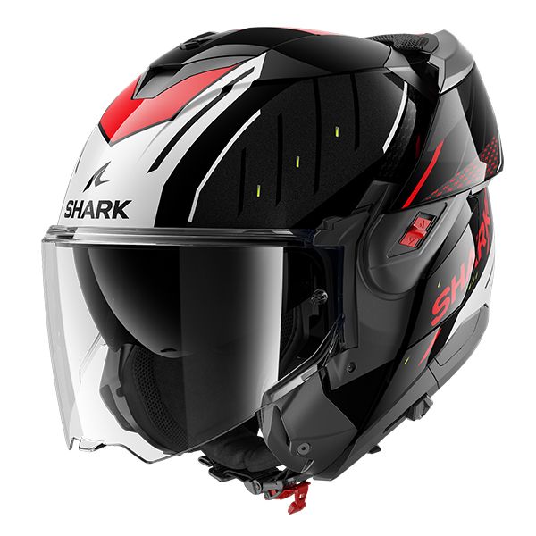 Шлем модуляр Shark Oxo Ridger Black/Silver/Red