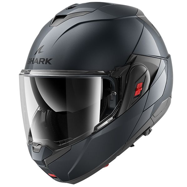 Шлем модуляр Shark Oxo Blank Gun Metal