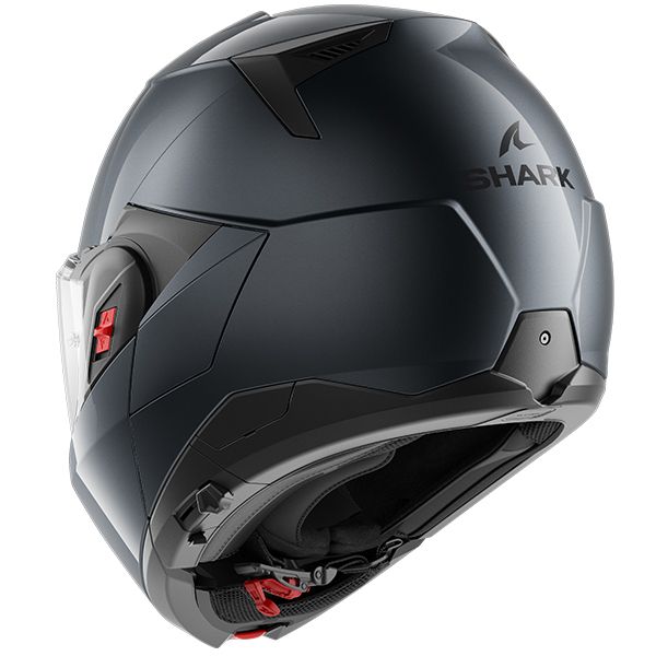 Шлем модуляр Shark Oxo Blank Gun Metal