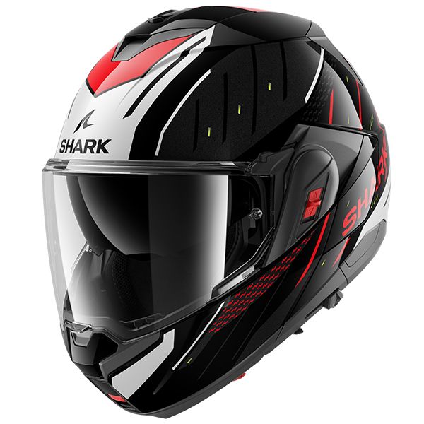 Шлем модуляр Shark Oxo Ridger Black/Silver/Red