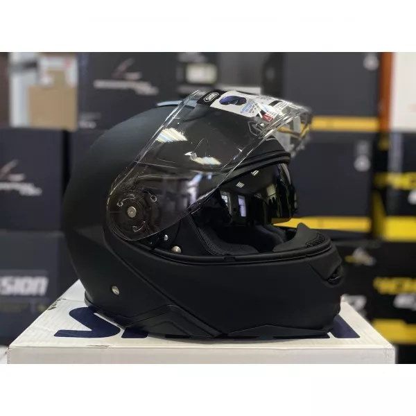 Шлем модуляр Shoei Neotec II Candy, черный матовый