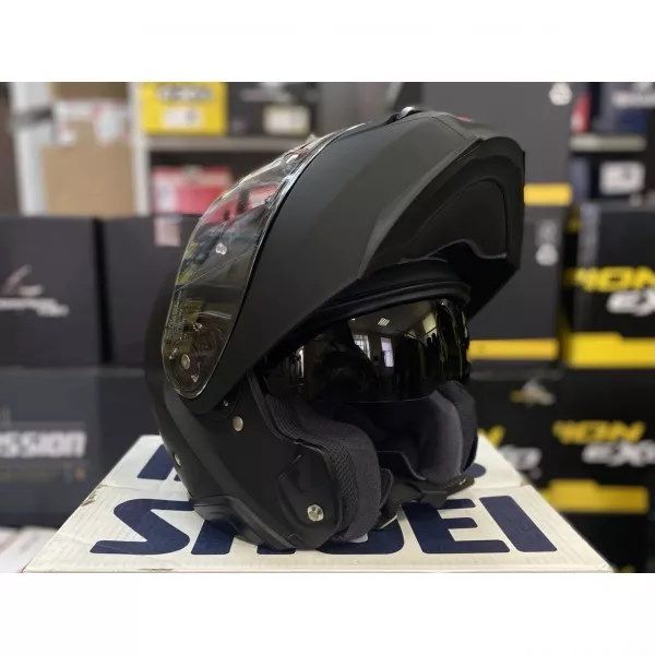Шлем модуляр Shoei Neotec II Candy, черный матовый