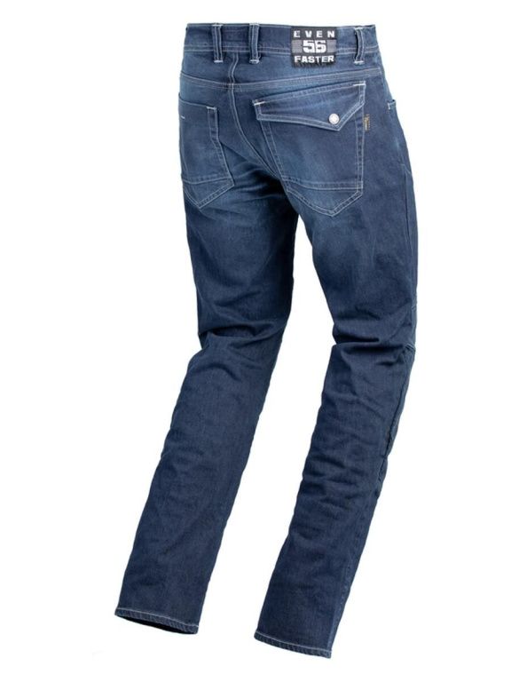 Мотоджинсы EF56 PYTHON EVO муж. Slim fit Cordura Denim стрейч Светлый Синий Stonewash+Brush