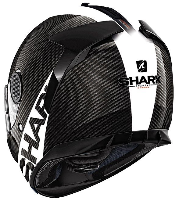 Шлем Shark Spartan Carbon 1.2 Skin Черный/Белый