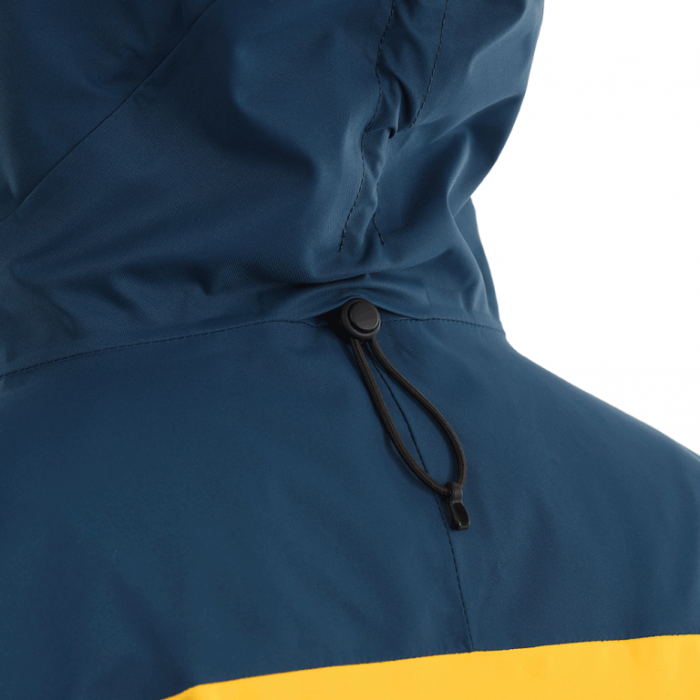 Куртка горнолыжная утепленная Dragonfly Gravity Premium Man Yellow-Dark Ocean