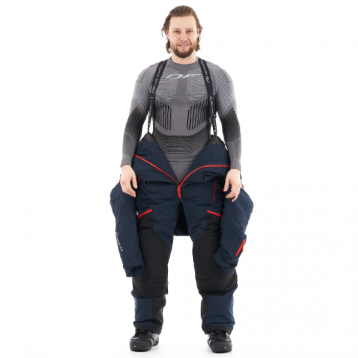 Комбинезон Dragonfly Extreme MAN Ink-Red Утепленный