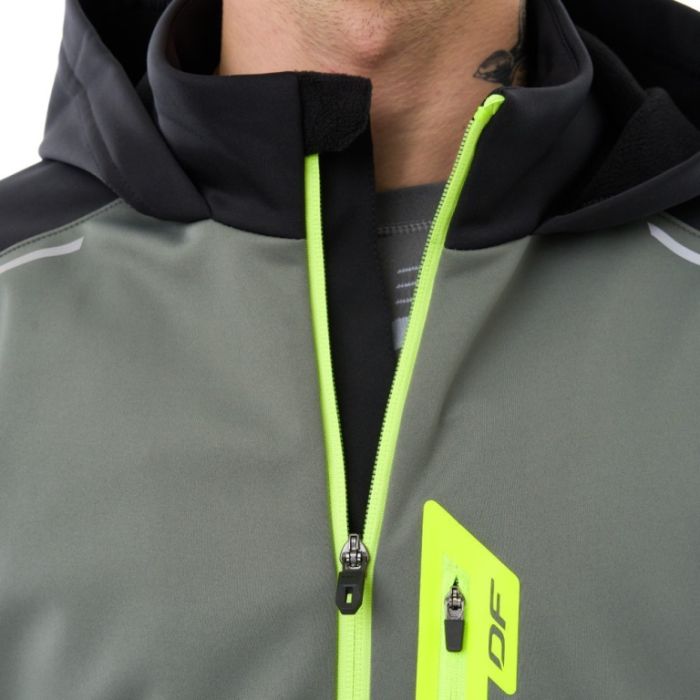 Куртка с капюшоном Dragonfly Explorer 2.0 Man Grey - Lemon 2024