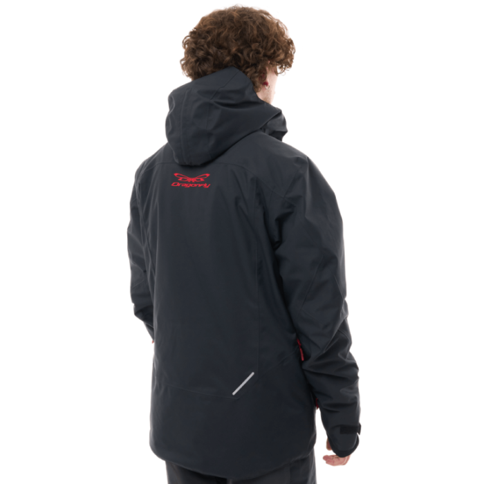 Куртка горнолыжная утепленная Dragonfly Gravity Man Black - Red