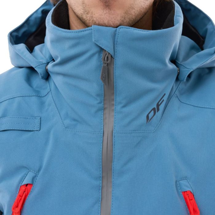 Снегоходный комбинезон Dragonfly Extreme 2.0 Man Grey - Blue - Red Утепленный (100)