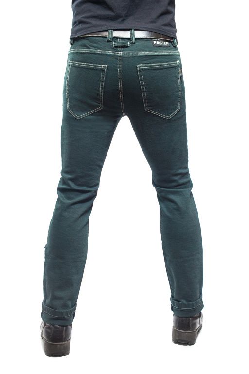 Мотоджинсы EF56 PYTHON EVO муж. Slim fit Cordura Denim стрейч Чёрный Rinsed wash