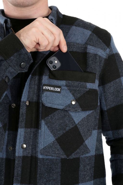 Рубашка Hyperlook Hennessy синяя