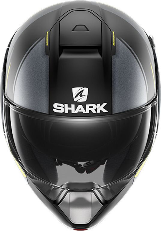 Мотошлем Shark Evojet Vyda черный матовый/желтый неон
