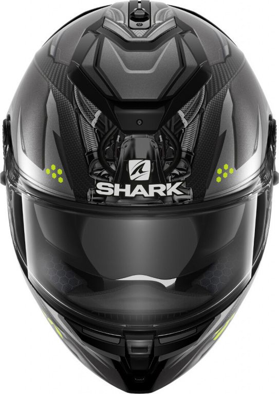 Мотошлем интеграл Shark Spartan Gt Carbon Urikan Mat Black/Grey