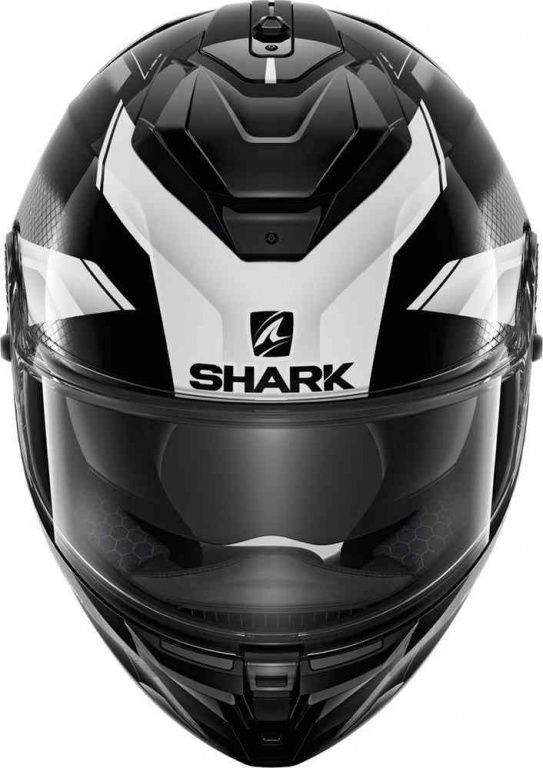 Шлем интеграл Shark Spartan GT Elgen Black White Gray