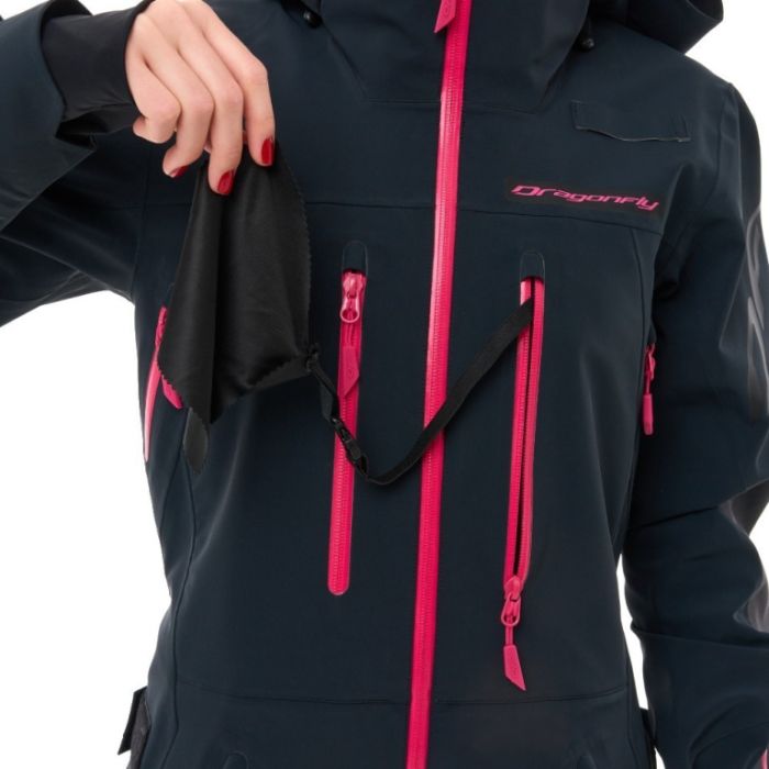 Снегоходный комбинезон Dragonfly Freeride Pro Woman Black - Pink