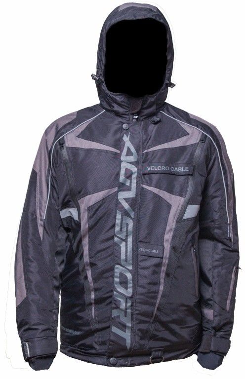 Куртка снегоходная Agvsport Arctic II,черно-серая