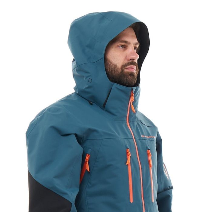 Снегоходный комбинезон Dragonfly SuperLight 3L MAN 2024 Dark Ocean-Orange