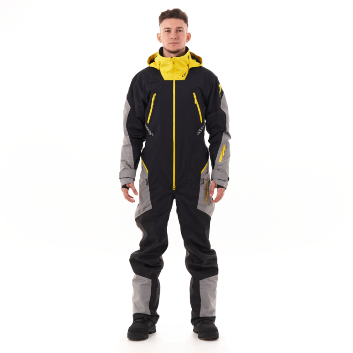 Комбинезон Dragonfly Extreme 2.0 MAN Утепленный Black - Yellow - Grey 2024