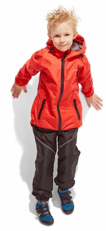 Дождевой детский комплект Dragonfly Evo Kids (куртка,штаны) Red
