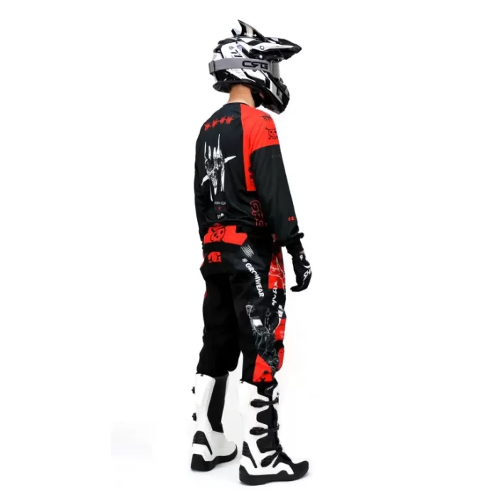 Штаны кроссовые подростковые Grom MX Religion red