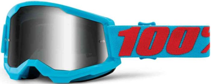 Очки кроссовые 100% Strata MX, blue red