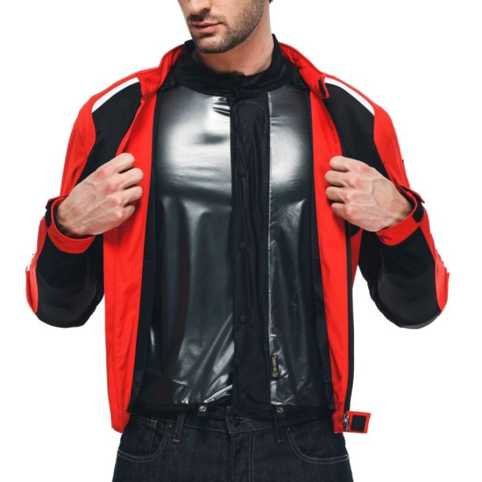 Куртка DAINESE HYDRAFLUX 2 AIR D-DRY BLACK/LAVA-RED
