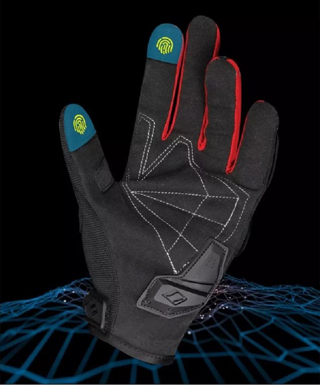 Перчатки текстильные Ones Again Peak 1.0, black-red