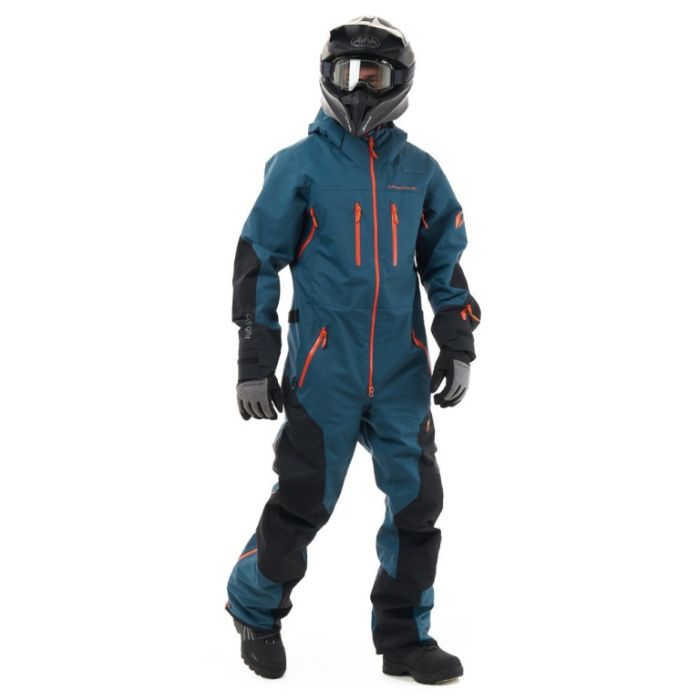 Снегоходный комбинезон Dragonfly SuperLight 3L MAN 2024 Dark Ocean-Orange