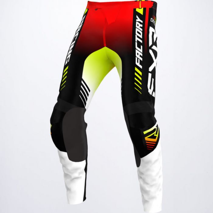 Брюки FXR Youth Clutch Pro MX Pants 22 Black/Nuke Red/Hivis