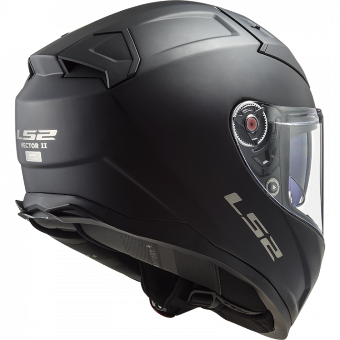 Шлем LS2 FF811 Vector ll Solid, Черный матовый