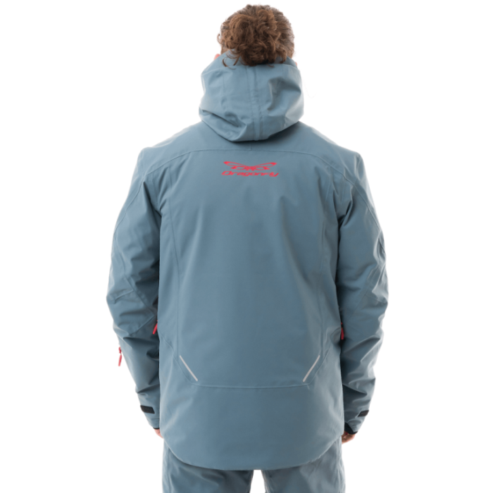 Куртка горнолыжная утепленная Dragonfly Gravity Man Grey - Red