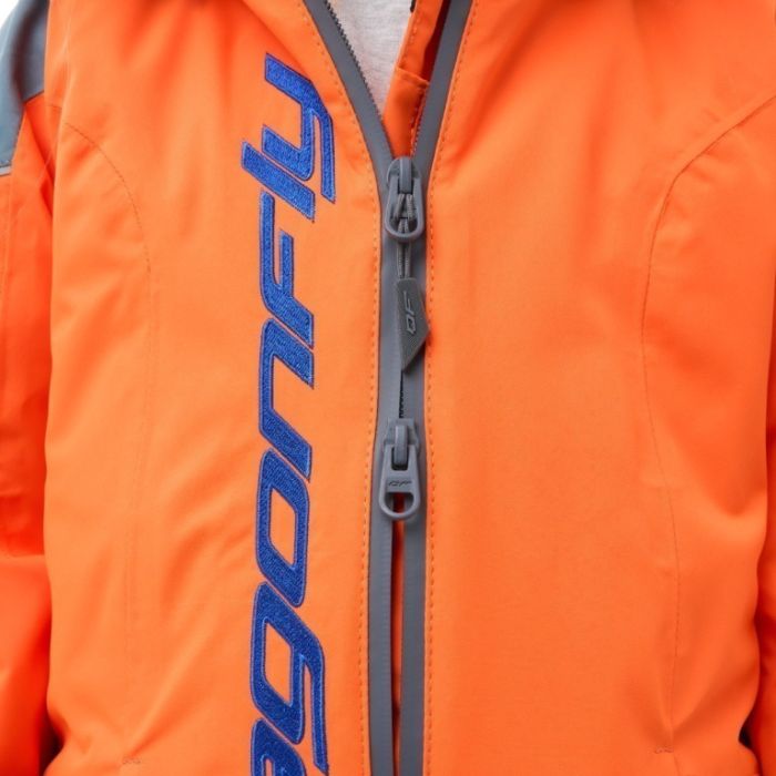 Зимний утепленный комбинезон Dragonfly Gravity Junior Grey - Orange