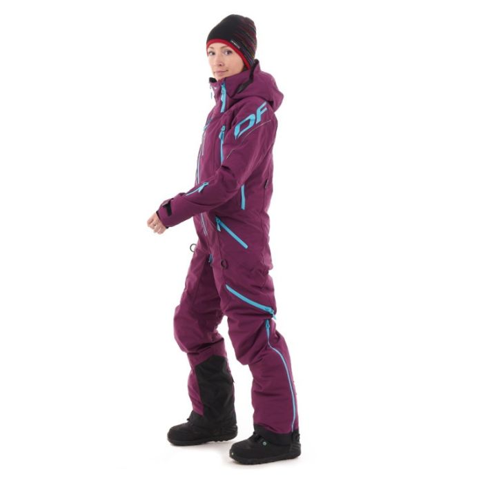 Снегоходный Утепленный комбинезон Dragonfly Extreme Woman Purple Sky 2024