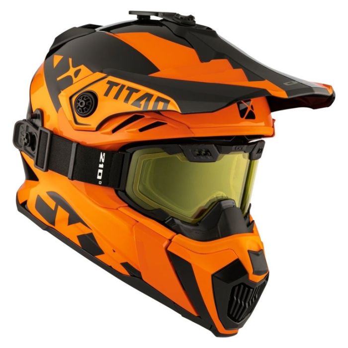 Шлем снегоходный CKX Titan Airflow Extra Orange