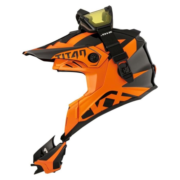 Шлем снегоходный CKX Titan Airflow Extra Orange