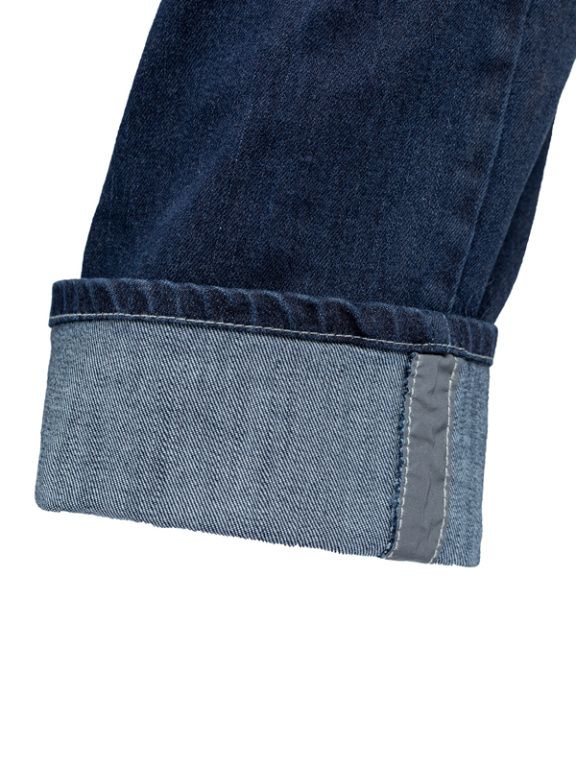 Мотоджинсы EF56 PYTHON EVO муж. Slim fit Cordura Denim стрейч Тёмный Синий Stonewash+Brush