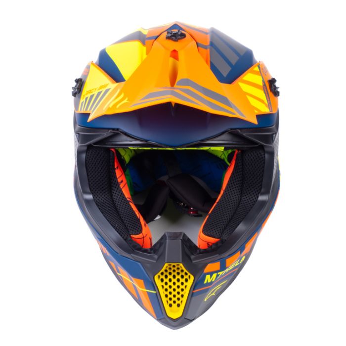 Шлем кроссовый MT MX802 Falcon Energy B3 matt yellow