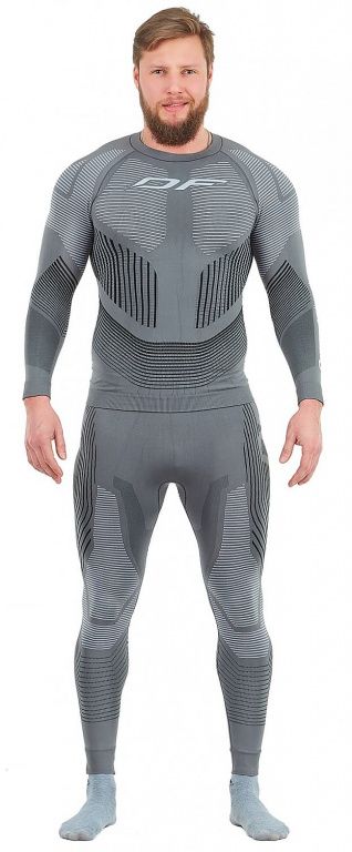 Термобрюки Dragonfly 3D Thermo Grey