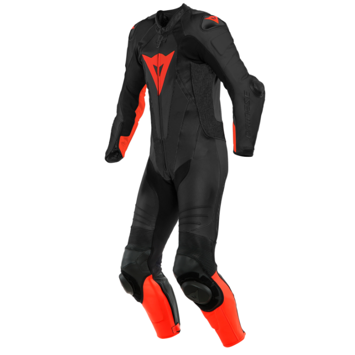 Комбинезон кож. DAINESE LAGUNA SECA 5 1PC PERF. BLACK/FLUO-RED