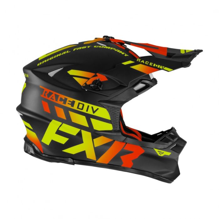Шлем FXR MX 6D ATR-2 Race Div Helmet 21 Black/Inferno