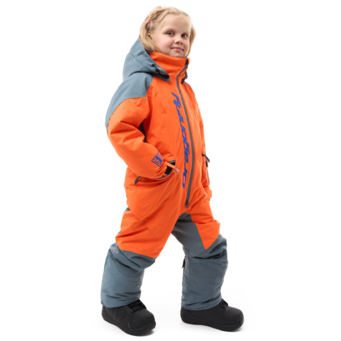 Зимний утепленный комбинезон Dragonfly Gravity Junior Grey - Orange