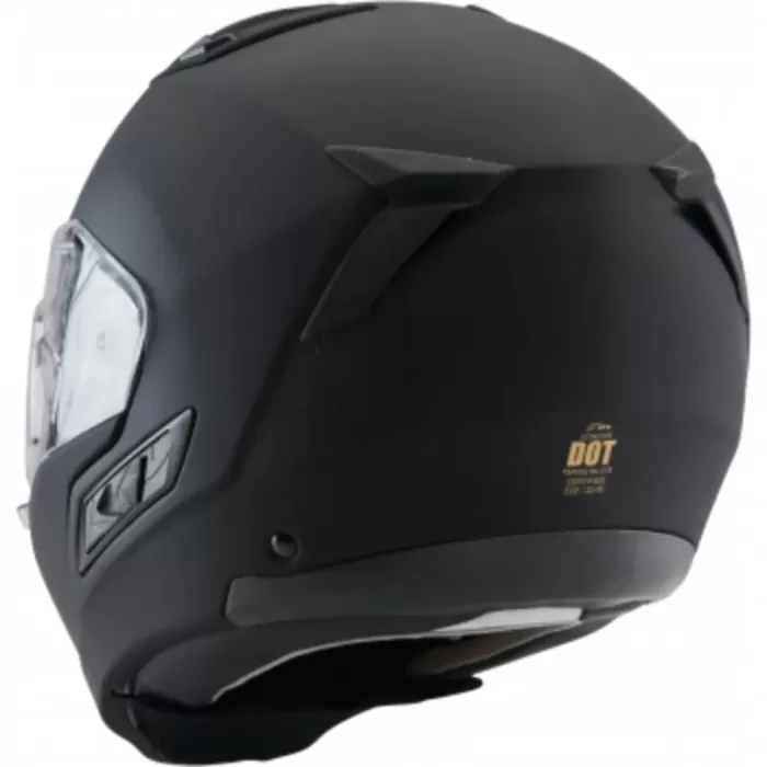 Шлем снегоходный ZOX Condor, стекло с электроподогревом Черный мат