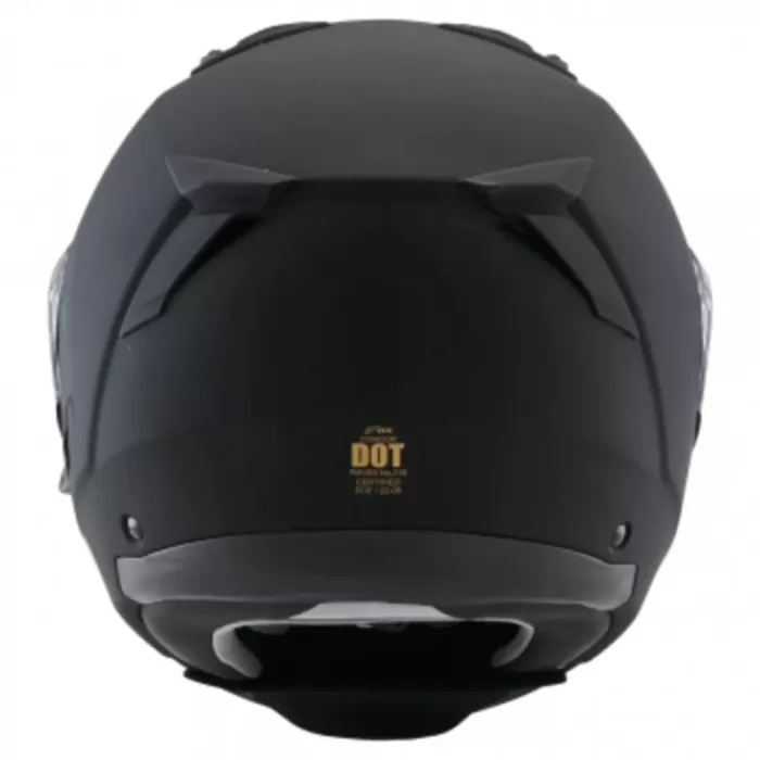 Шлем снегоходный ZOX Condor, стекло с электроподогревом Черный мат