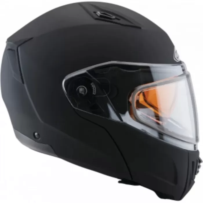 Шлем снегоходный ZOX Condor, стекло с электроподогревом Черный мат
