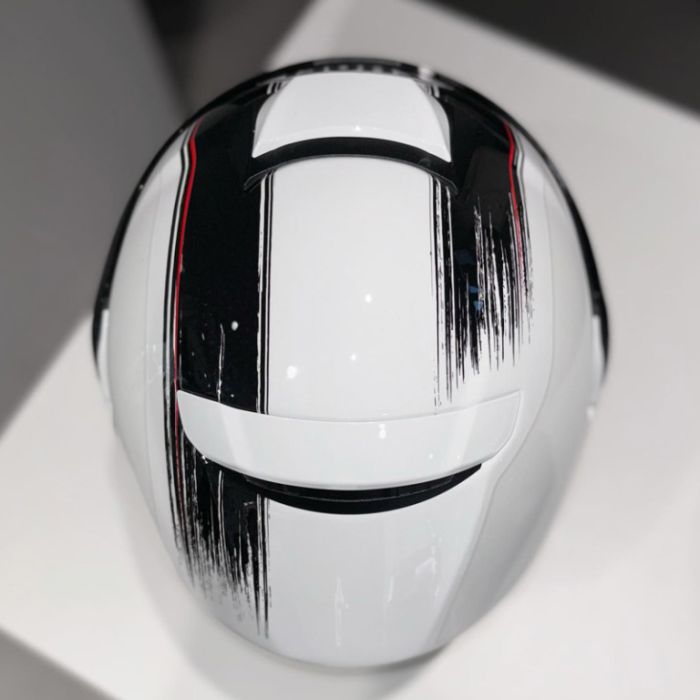 Шлем модуляр Shoei NEOTEC III SATORI TC-6 бело-черно-красный