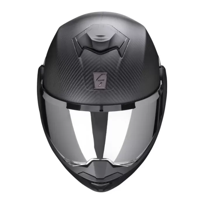 Мотошлем SCORPION EXO EXO-TECH EVO CARBON SOLID Черный Матовый