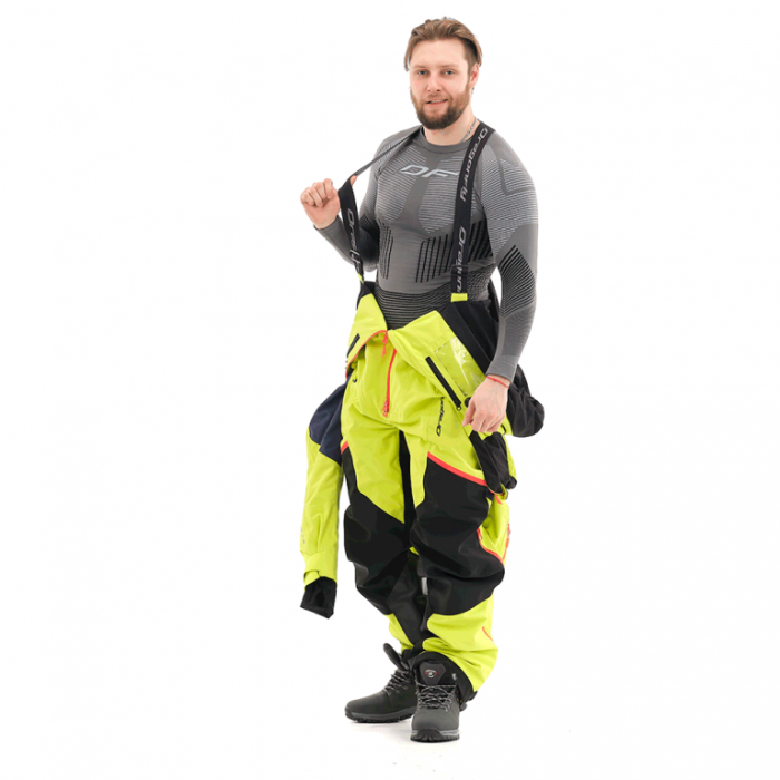 Снегоходный комбинезон Dragonfly Extreme 2.0 MAN Yellow-green Fluo-limoges Snowbike
